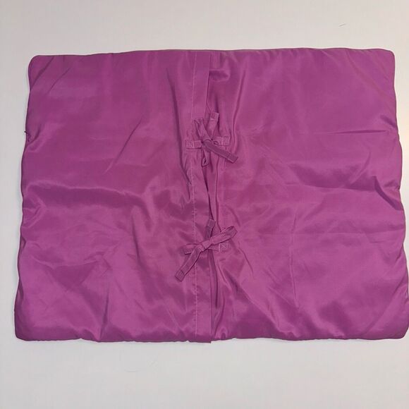 Pottery Barn Kids Pink Cozy Pillow Sham Standard Set Of 2 Diamond Quilted - Picture 8 of 10